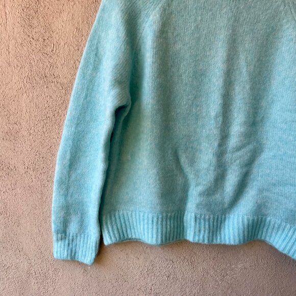 Banana Republic Mock Neck Sweater Blue Size S - Picture 4 of 5